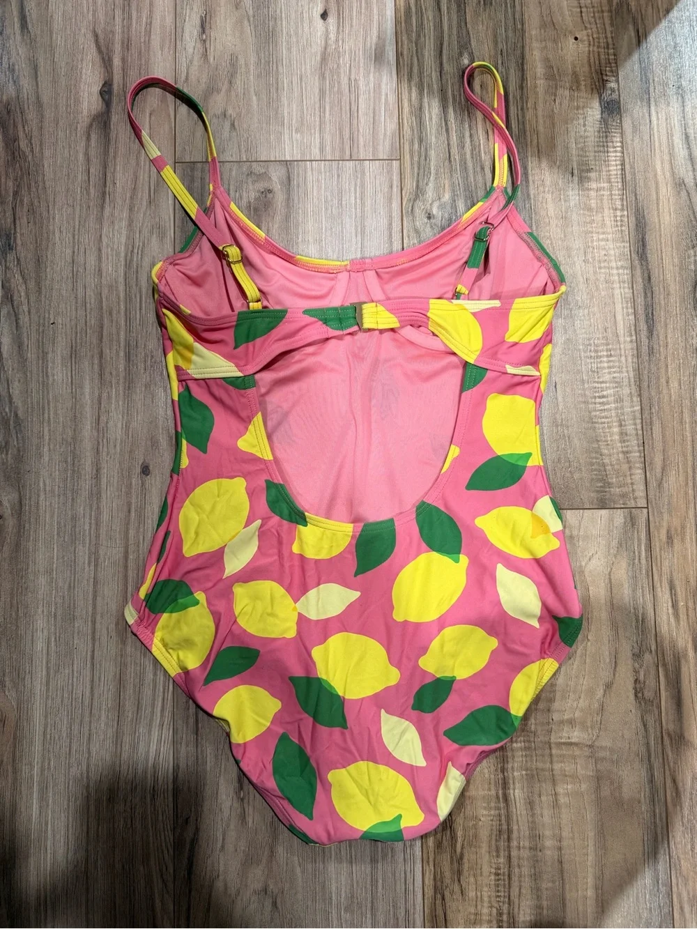 kate spade Pink Lemon Print One-Piece Swimsuit